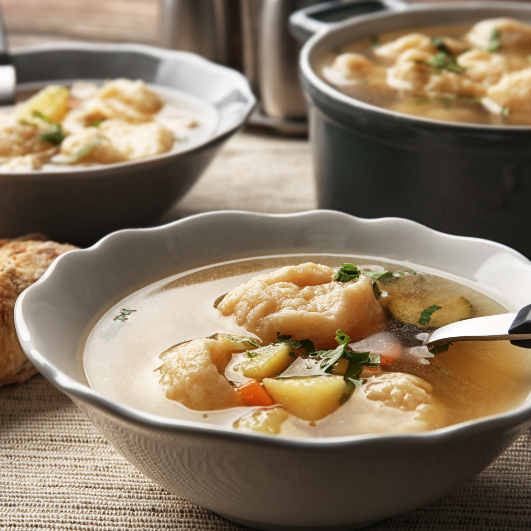 Homestyle Chicken + Dumplings
