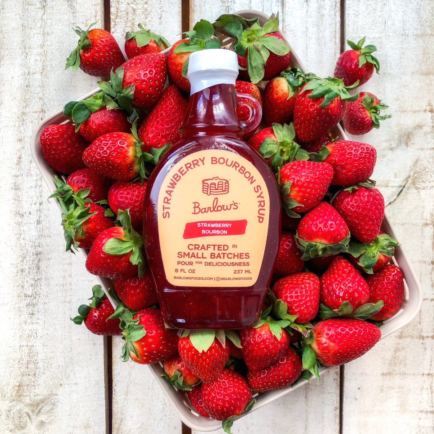 Barlow's Strawberry Bourbon Syrup