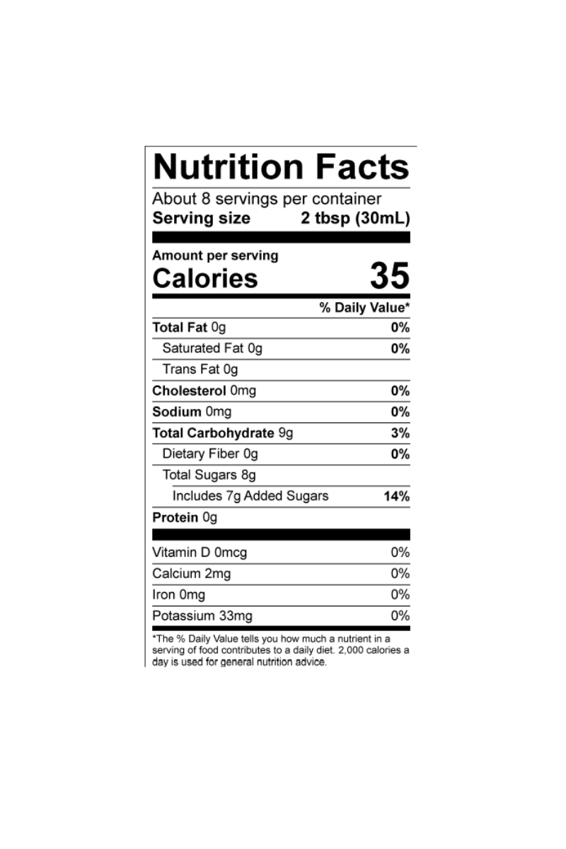 Barlow's Peach Cobbler Syrup