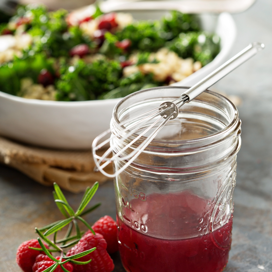 Make this easy seasonal strawberry salad dressing